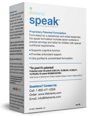 Close-up of Lifetrients Speak softgel capsule with omega-3 nutrients