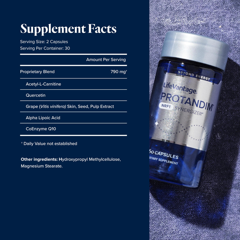 Protadex LifeVantage Protandim NRF1 Synergizer — NRF1 Activator for Cellular En ...