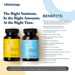 LifeVantage Reset PM capsule close-up showing end-of-day wellness option.