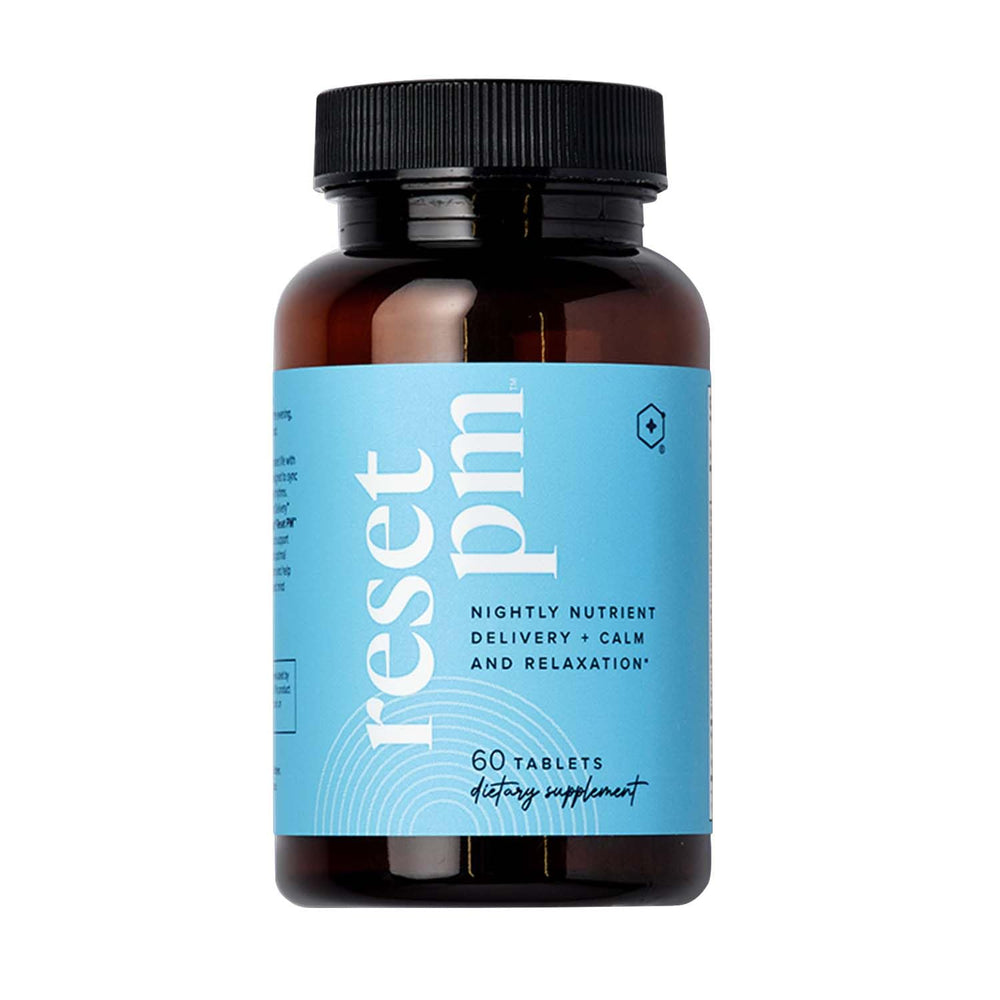 LifeVantage Reset PM tablets with vanilla coating promote relaxed evenings.