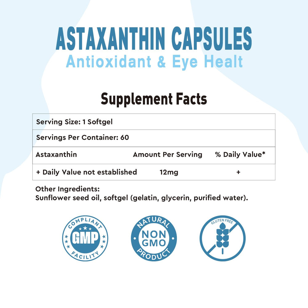 LIFEWORTH Astaxanthin bottle beside a glass of water for easy routine.