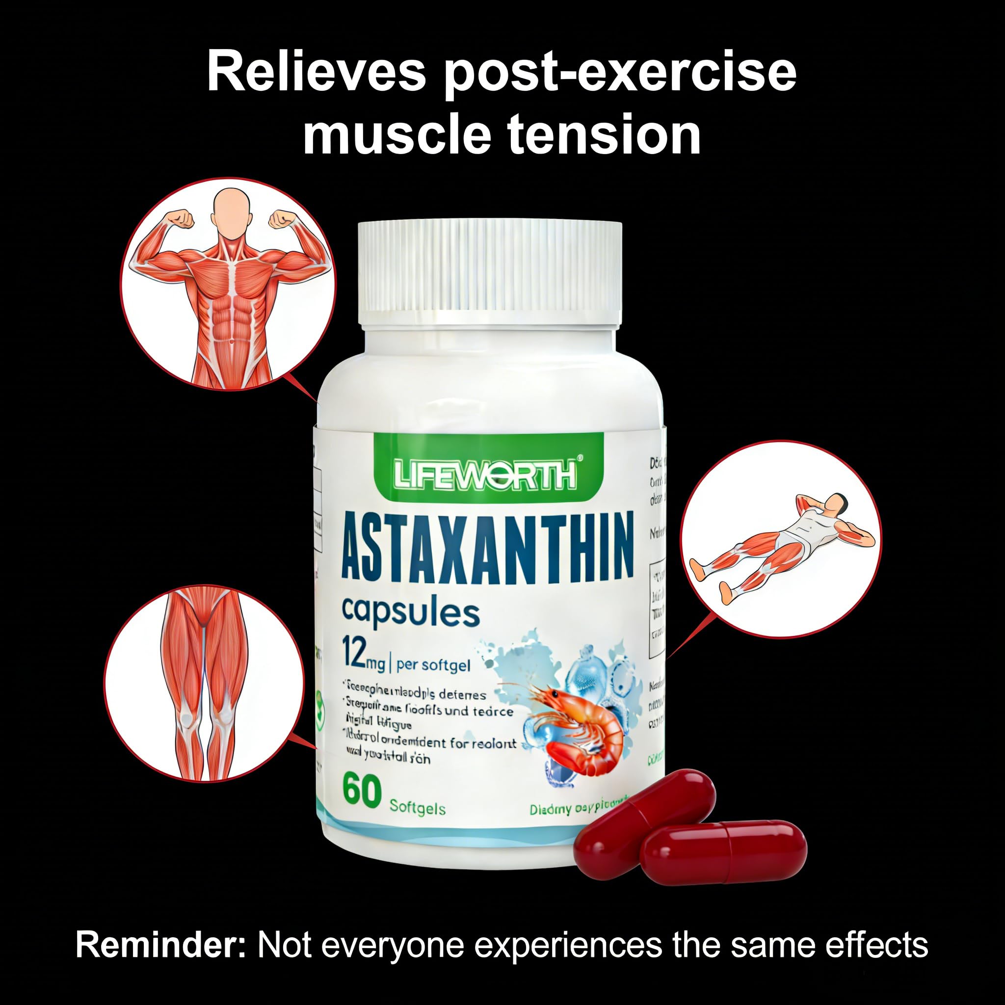 Serving size image of LIFEWORTH Astaxanthin for clear daily dose reference.