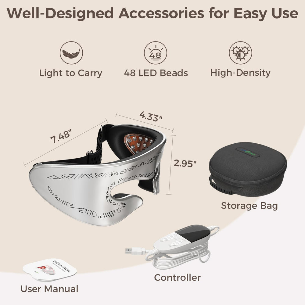 LifeZoom ventilated skin friendly materials provide breathable comfort during sessions.