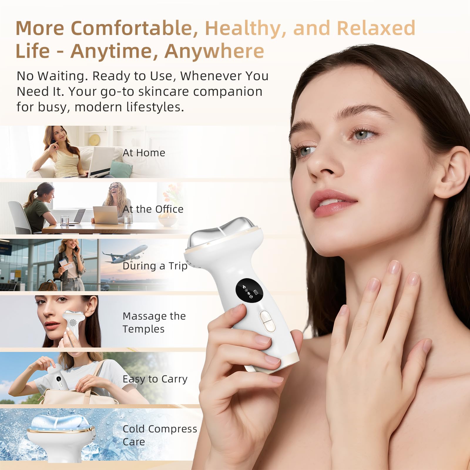 Lifiora jawline contouring tool emphasizes firmer profile and reduced puffiness.