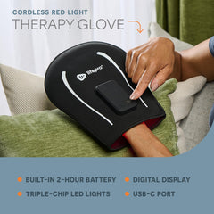LifePro foot-ankle wrap digital display aids precise session timing.