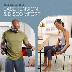 LifePro red light therapy belt wrap-around demonstrates adjustable fit for versatile coverage.