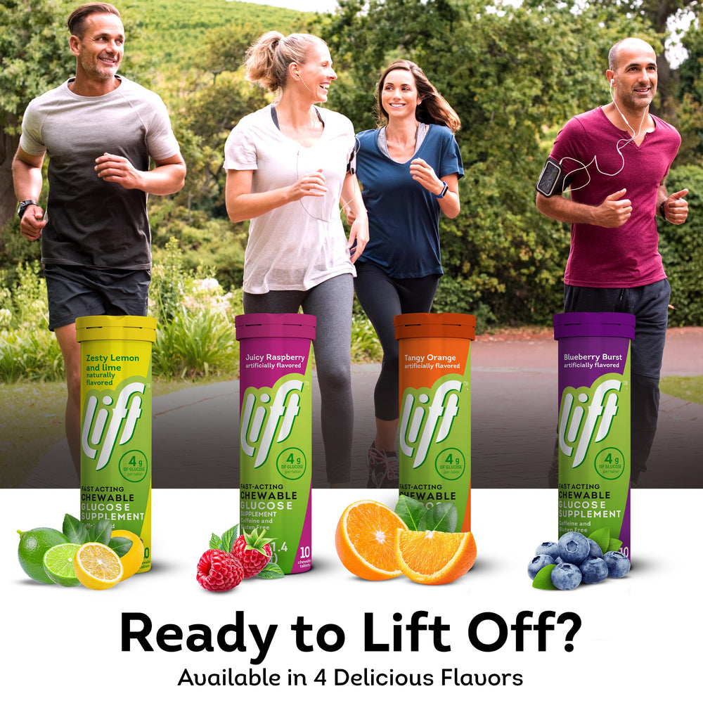 Lift Glucose Raspberry Fast-Acting Chewable Energy Tablets, 10 ct Tube ...