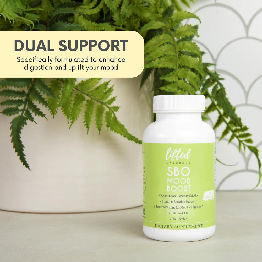 Vegan, dairy-free, gluten-free packaging by Lifted Naturals