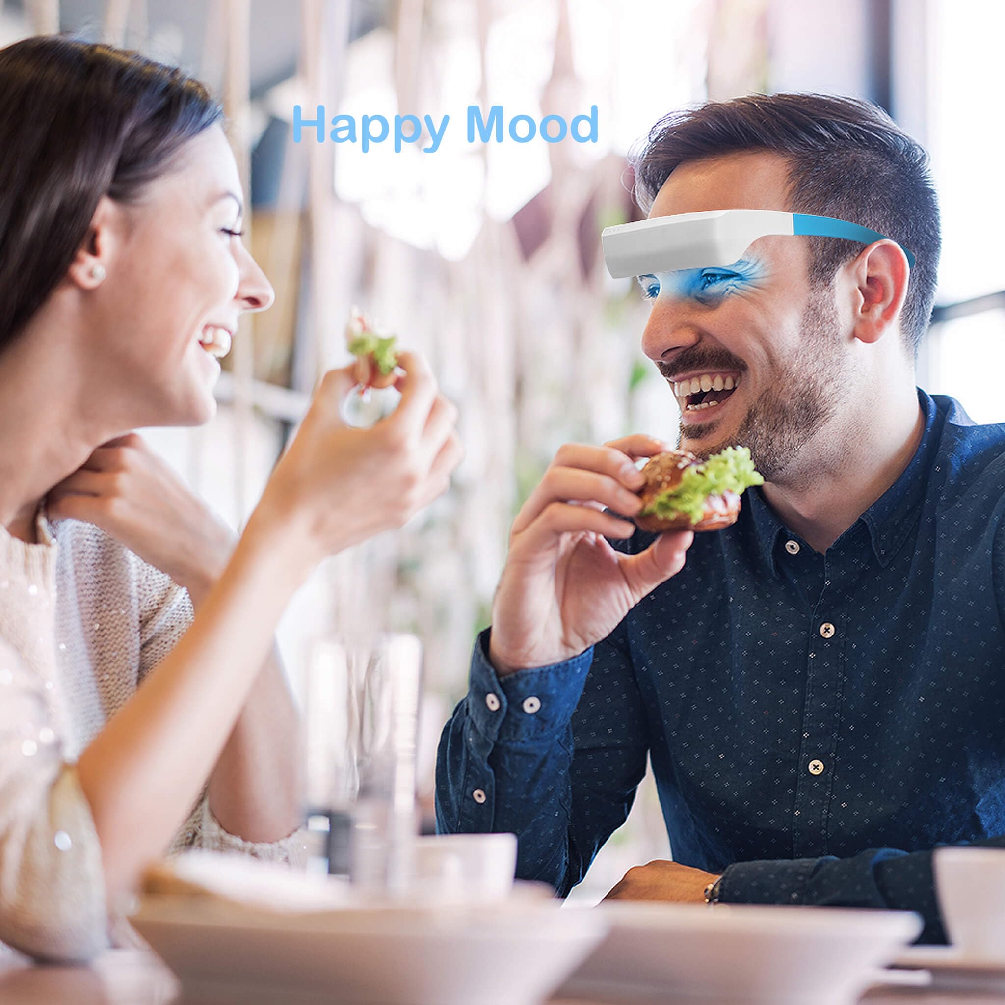 Light Therapy Glasses ideal for reading, screen time, or light workouts.