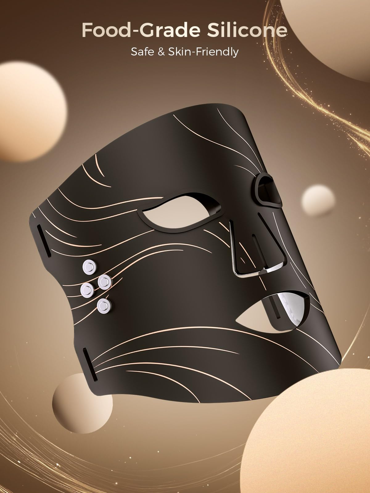 LightinMax detachable eye cover protects eyes during sessions