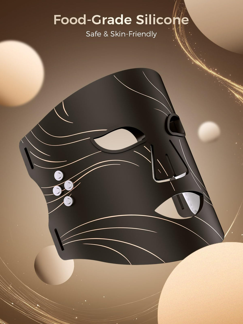 LightinMax detachable eye cover protects eyes during sessions