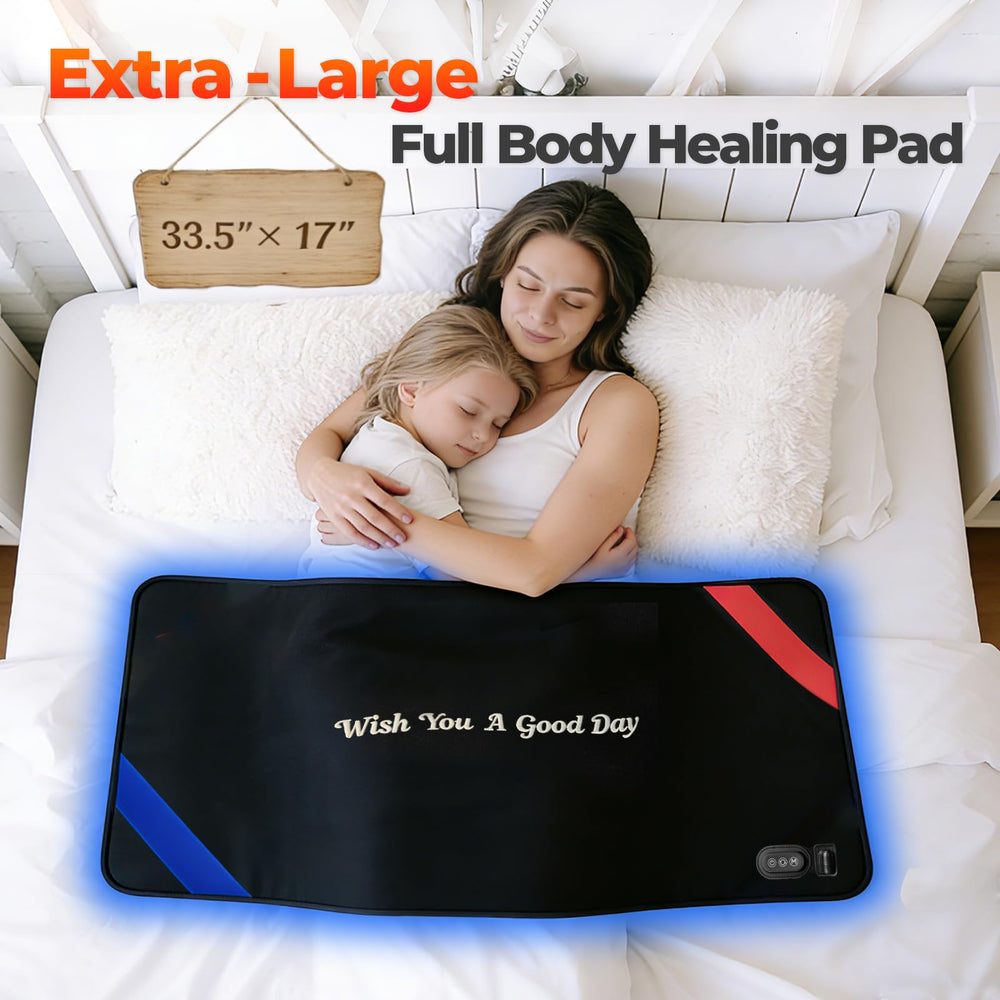 Lightium 33x17 inch therapy pad offers wide coverage for body sessions
