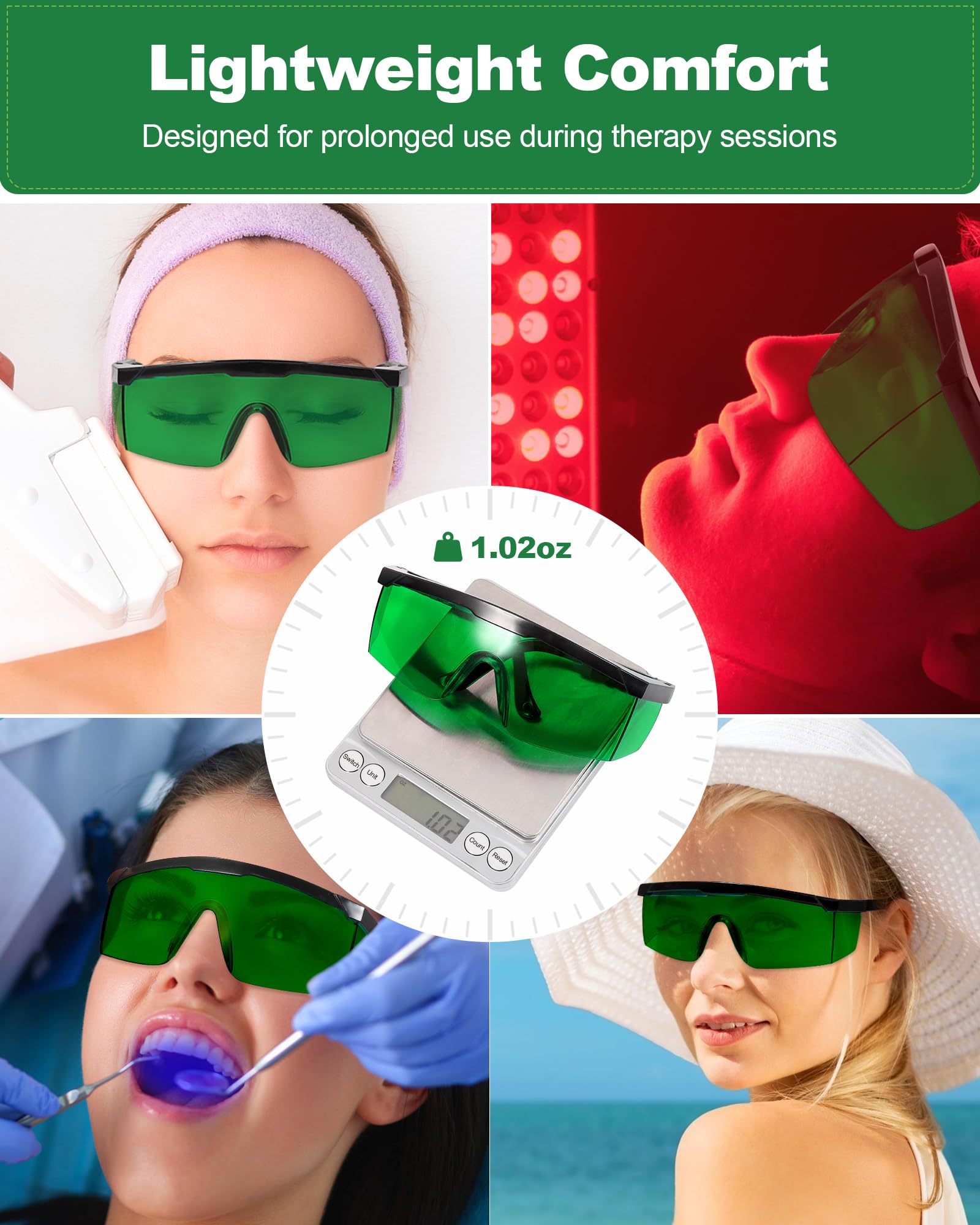 LightMeUp 360-degree eye coverage blocks light from all angles