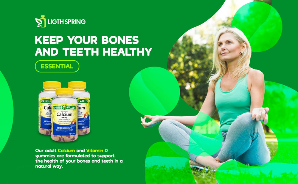 Lightspring Calcium Plus Vitamin D daily-use routine suggests easy incorporation