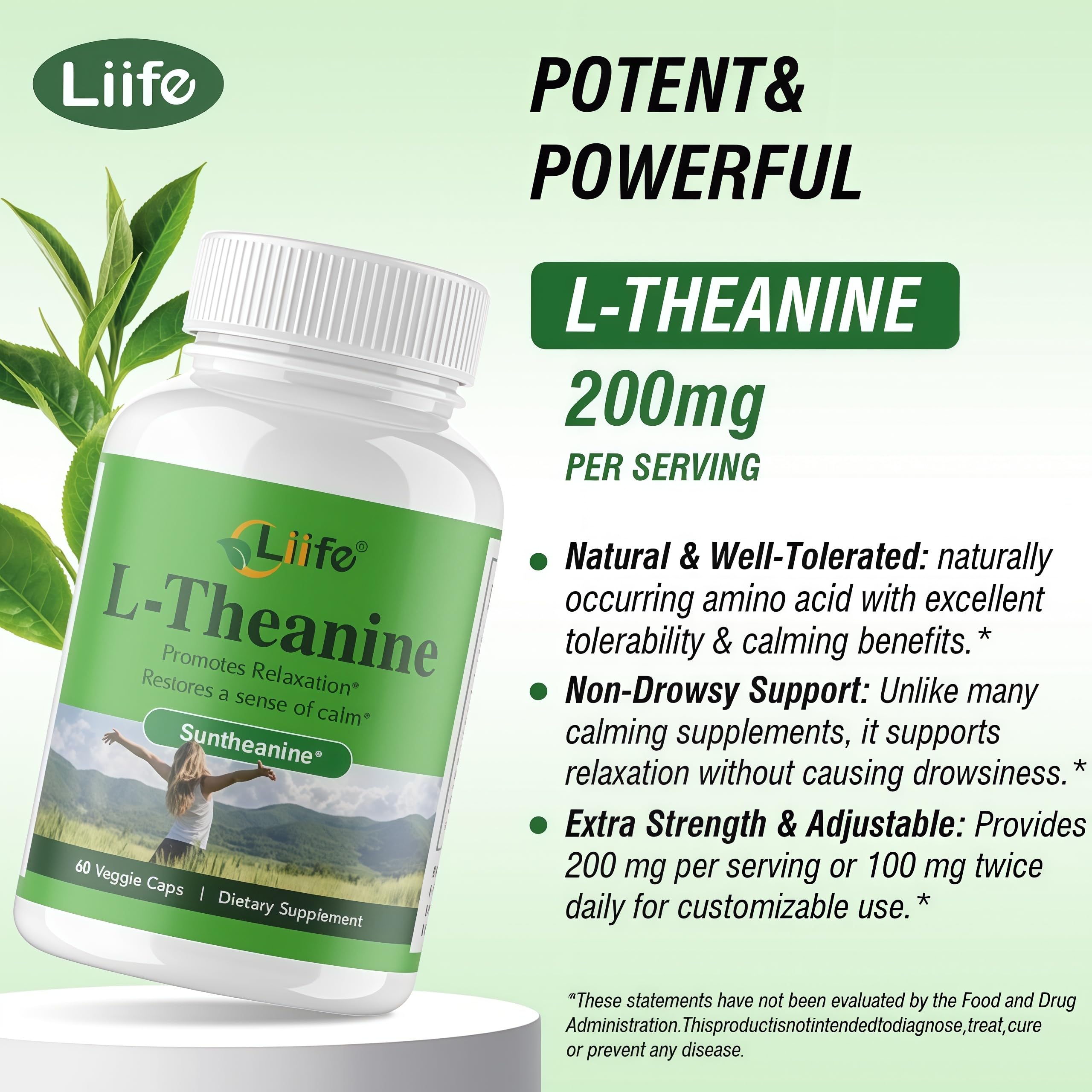 LIIFE magnesium glycinate inclusion supports energy, muscle function, and nerve signaling.