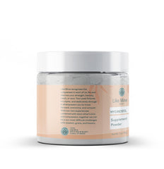 Like Mine Myo-Inositol powder closeup, clean single-ingredient formula for daily use