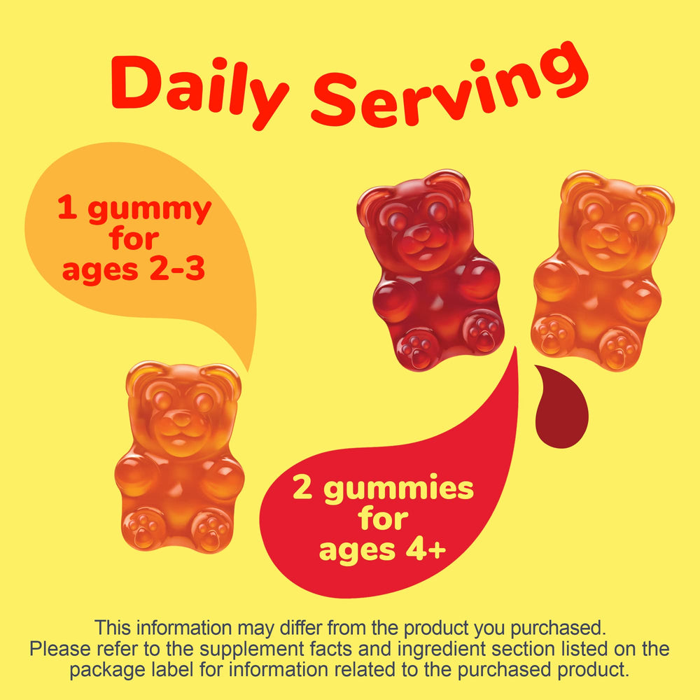 Lil Critters Immune C Plus Zinc cherry flavor gummies close-up