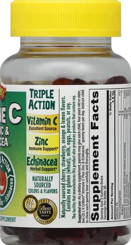Lil Critters Immune C Plus Zinc gummy texture close-up