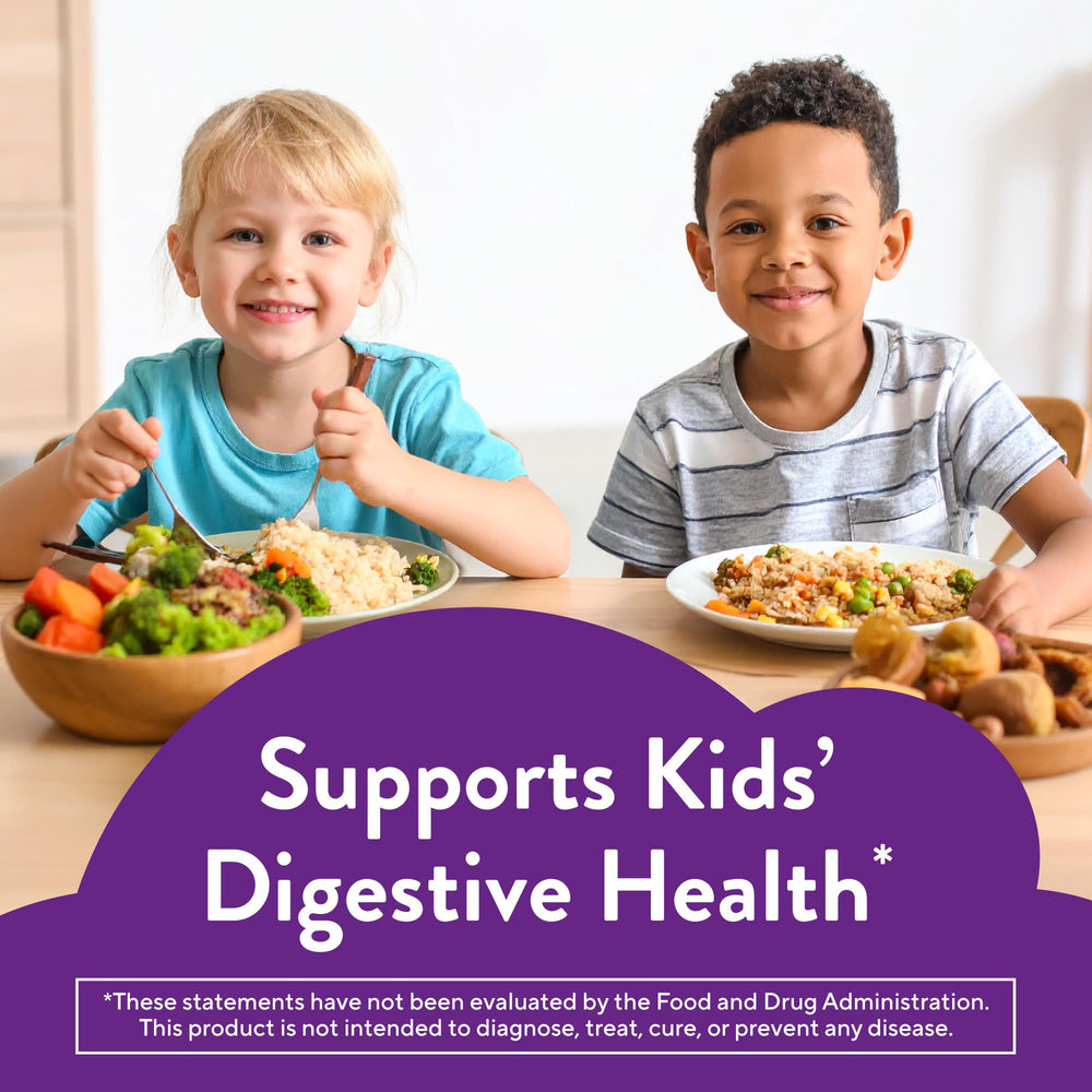 Botella de Lil Critters Probiotic Daily Gummy con 60 gomitas para niños.