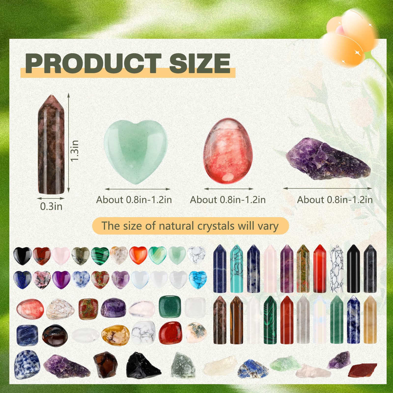 Liliaafar polished tumbled crystals for calm spaces and collection.