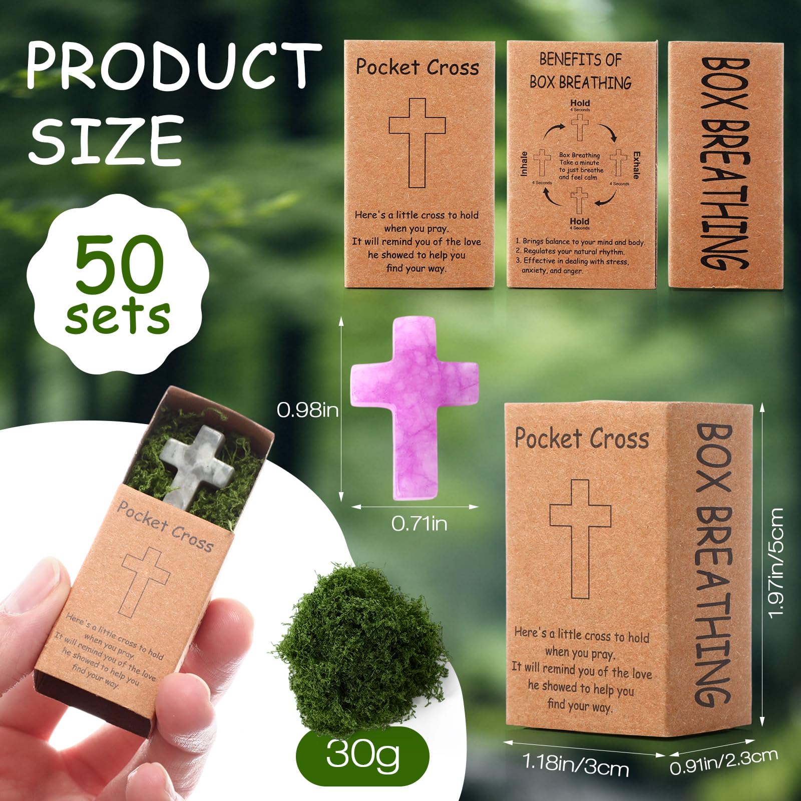 Liliaafar artificial moss 30g, soft filler for natural display.