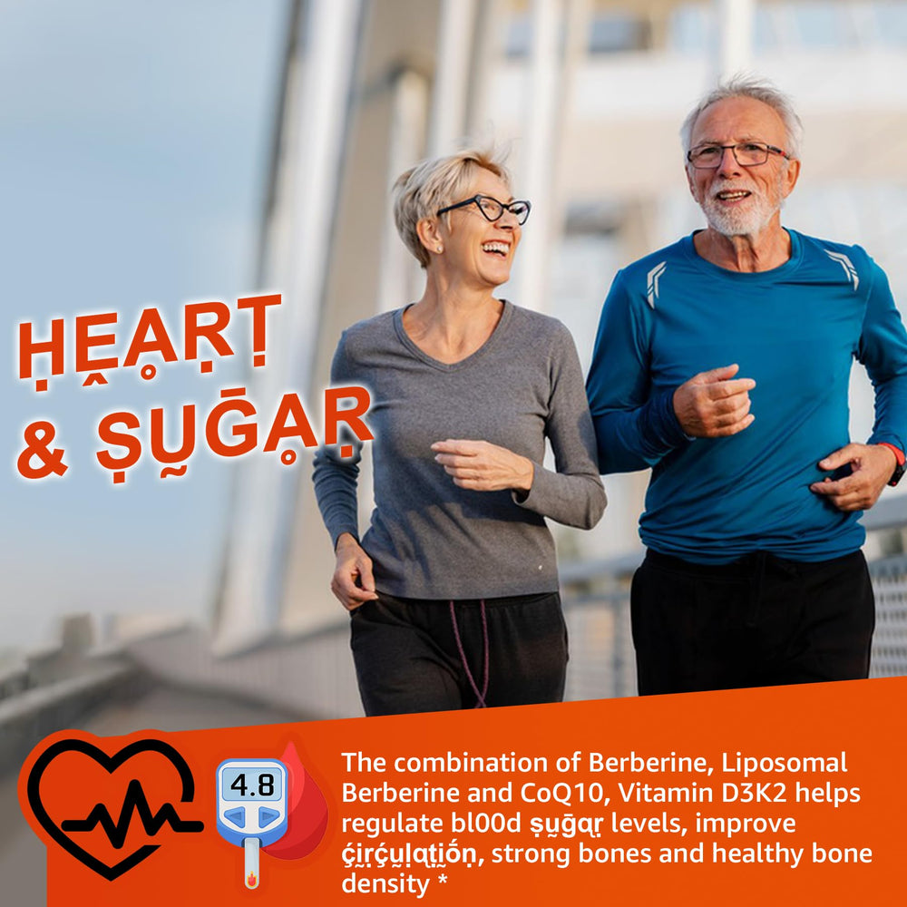 LILICARE Berberine Gummies sugar free badge highlights reduced sugar intake and diet friendliness.