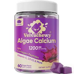 LILICARE Calcium Chews 1200 mg bottle for easy daily calcium and joint support
