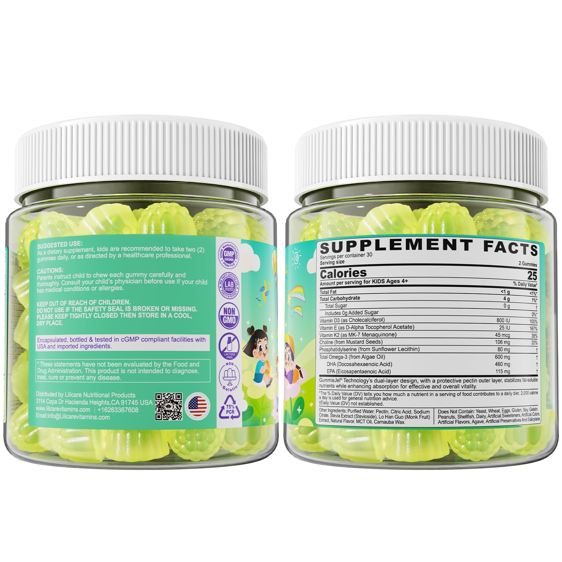 LILICARE all-in-one omega-3 formula for growing children