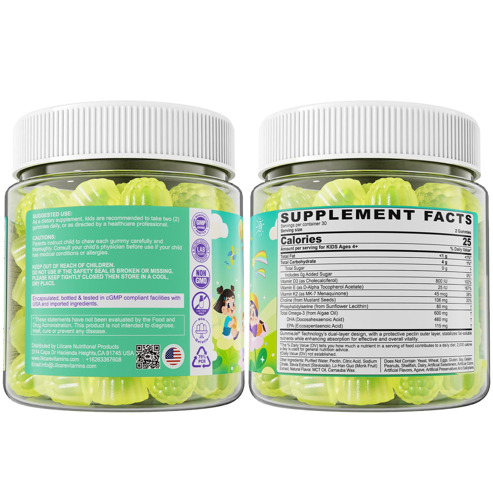 LILICARE all-in-one omega-3 formula for growing children