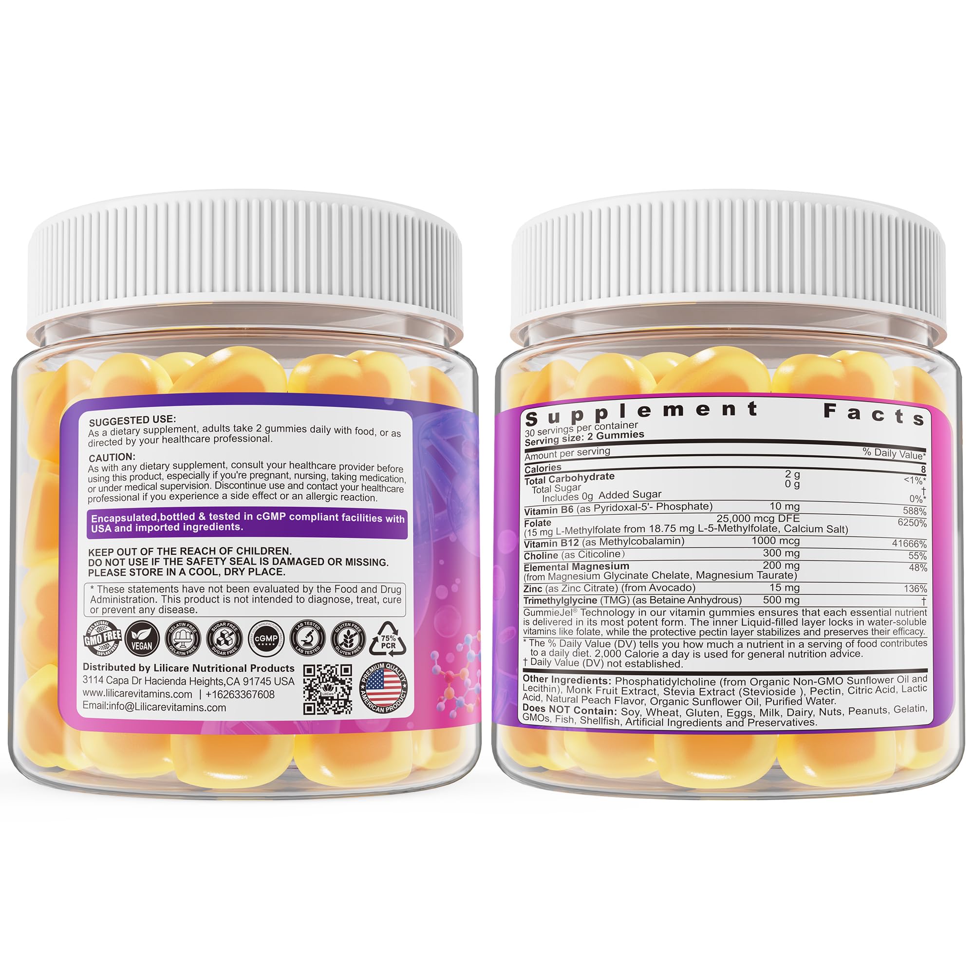 Cheerful lifestyle scene with a person enjoying LILICARE gummies