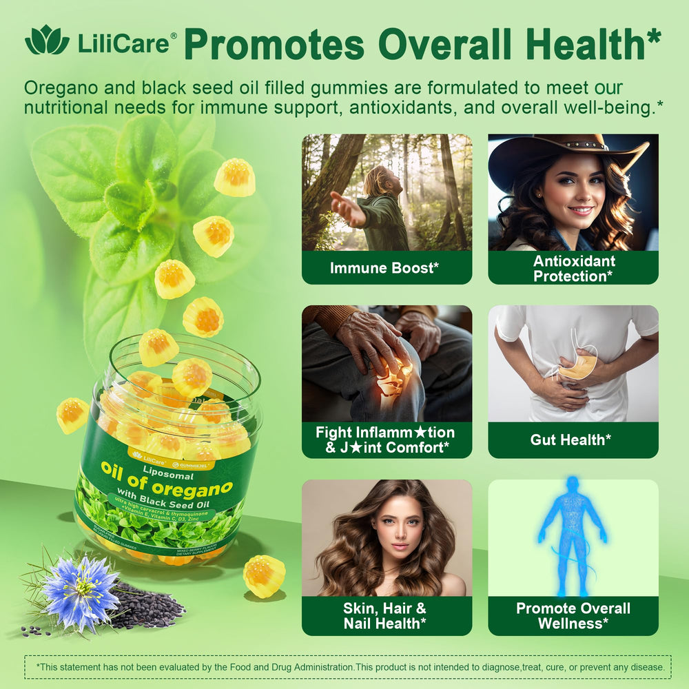 LILICARE packaging box showing 2 months supply.