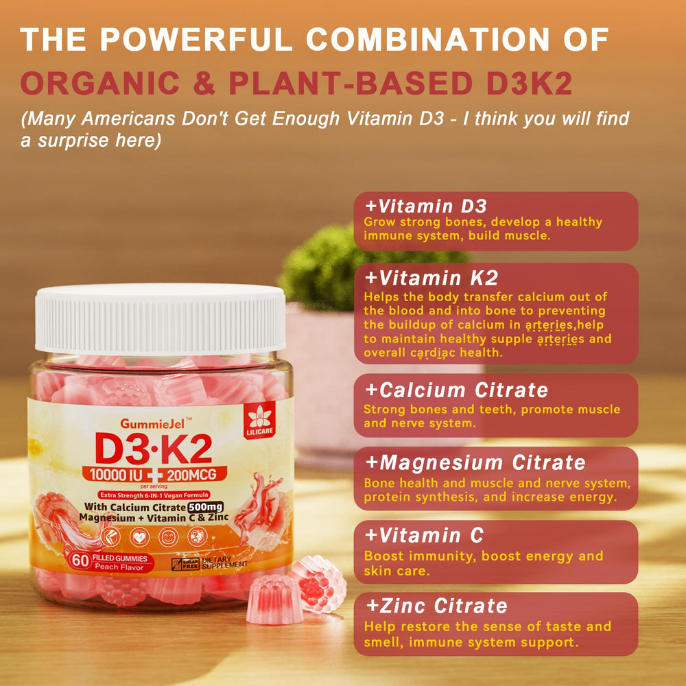 Shelf-ready LILICARE bottle for daily supplement routine.