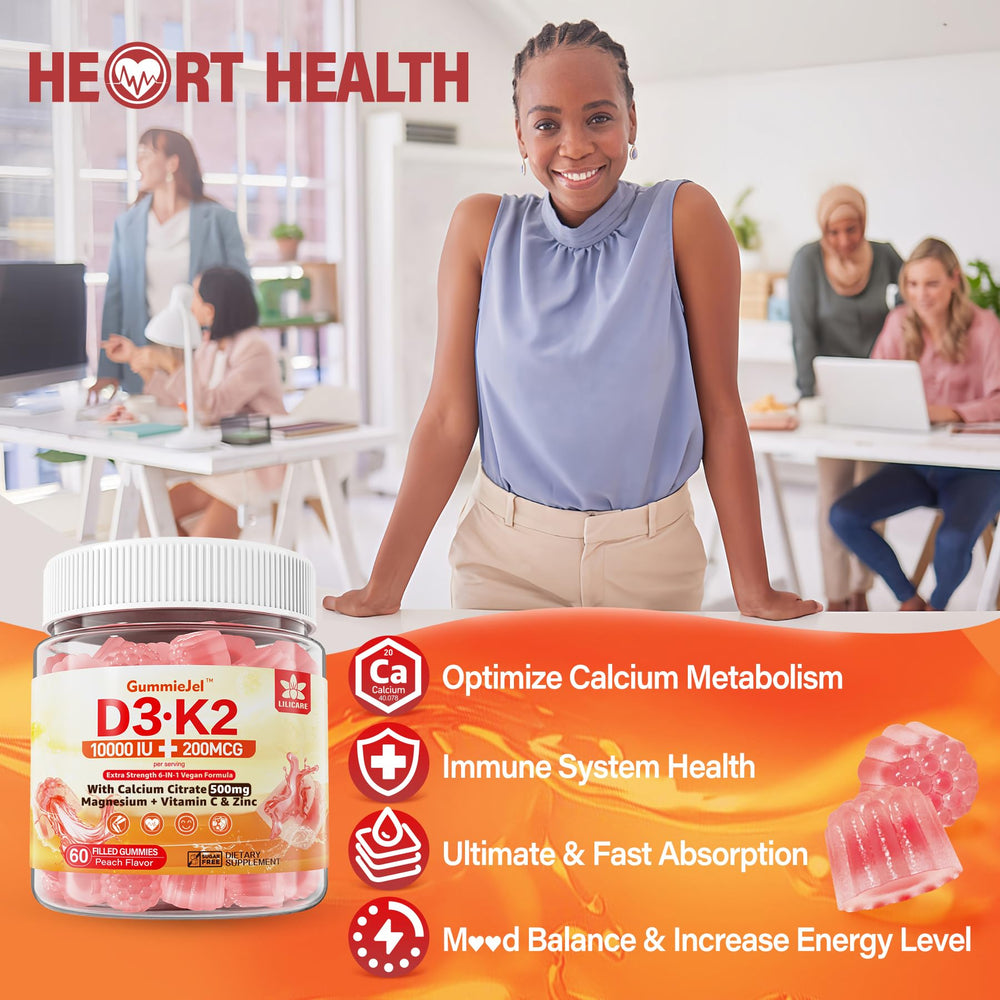 LILICARE vegan gummies gelatin-free and sugar-free.