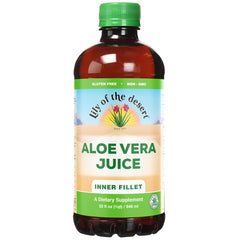 Lily Of The Desert Aloe Vera Juice inner fillet bottle for daily wellness.