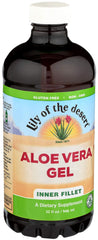 Lily of the Desert Aloe Vera Gel bottle front for daily hydration and convenience