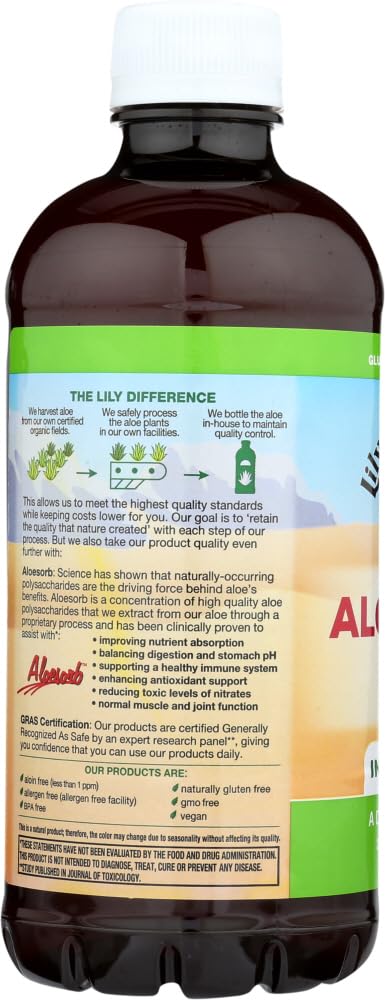 Lily of the Desert Aloe Vera Gel pour stream highlighting easy application.
