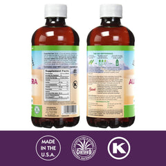 Lily Of The Desert bio-active aloe juice bottle on display for daily hydration