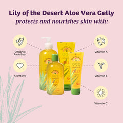 Lily of the Desert Gelly Moisturizer applying routine demonstrates easy, even skin coverage.