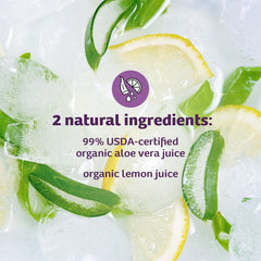 Lily of the Desert preservative-free label communicates clean ingredients.