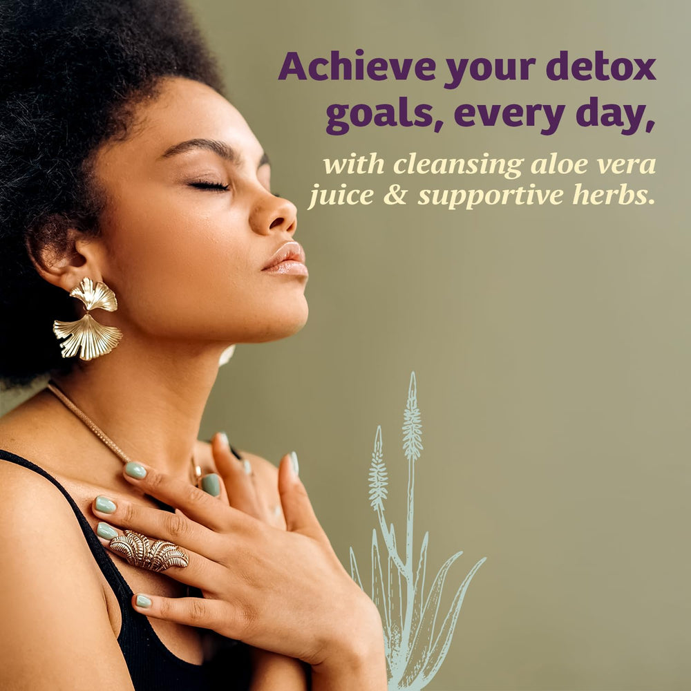 Lily of the Desert Aloe Detox on the kitchen counter for everyday use.