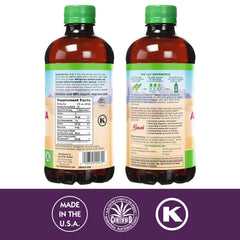 Front label of Lily Of The Desert aloe gel showing preservative-free formula
