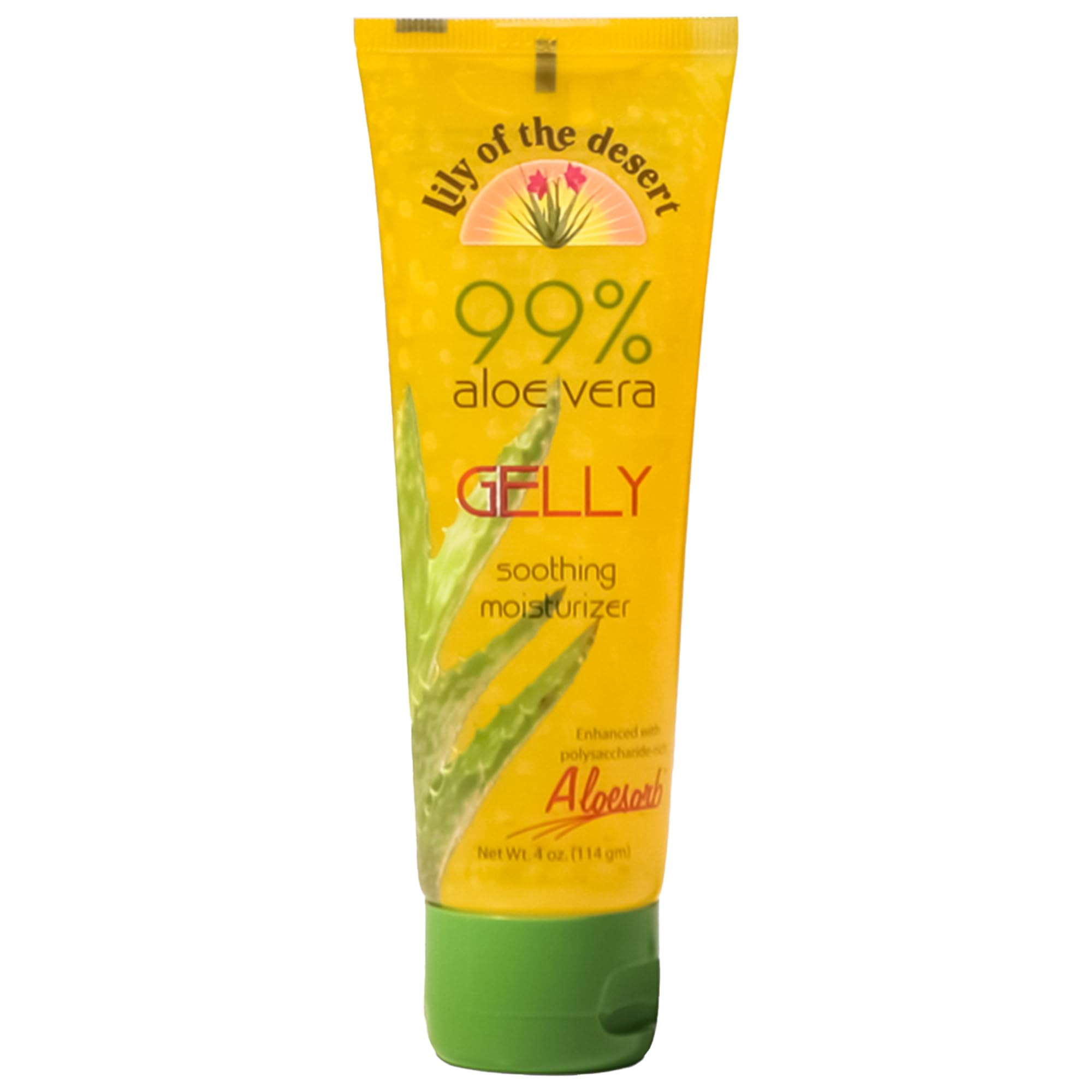 Lily Of The Desert Aloe Vera Gelly bottle showing easy-to-apply gel for daily moisture