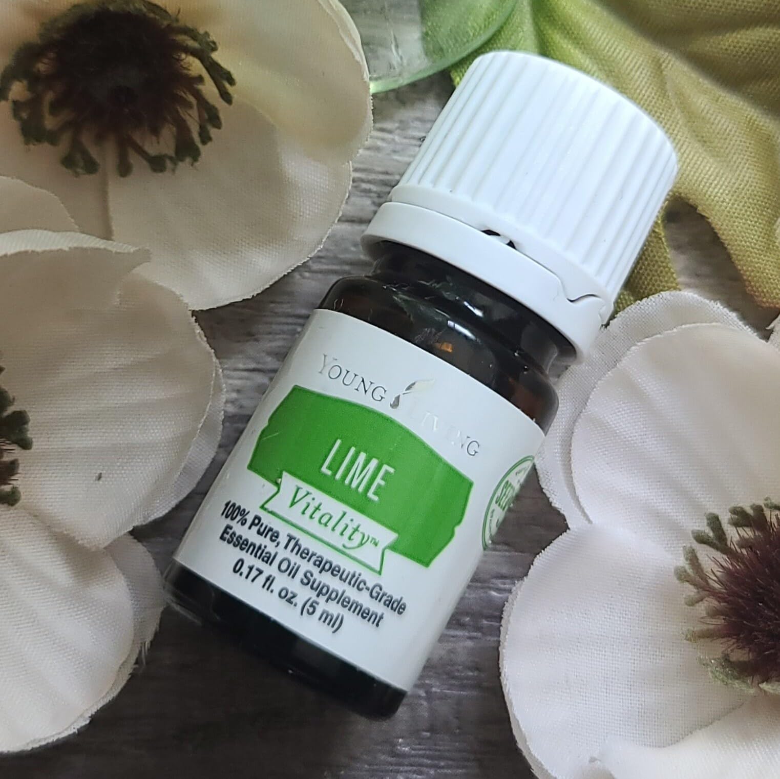 Young Living Lime Vitality pour into sauce or dressing.