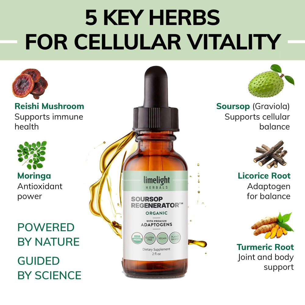 LIMELIGHT HERBALS Glass bottle preserves freshness and nutrient integrity.