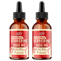 LimerenxLush Liposomal Berberine Drops bottle shows a premium wellness product for energy and balance.
