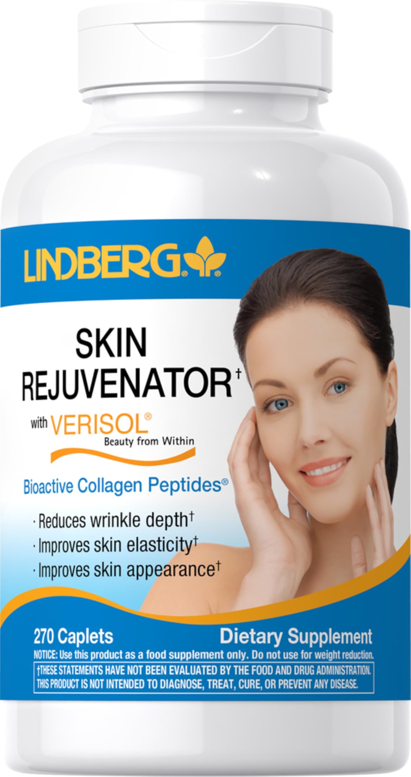 Lindberg Skin Rejuvenator Verisol bottle front; potential support for skin vitality.