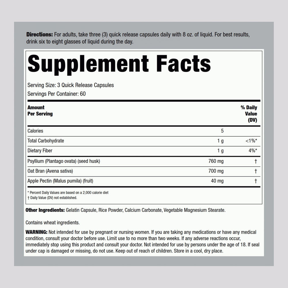 Lindberg Super Fiber capsules close-up, easy-to-swallow quick-release form.
