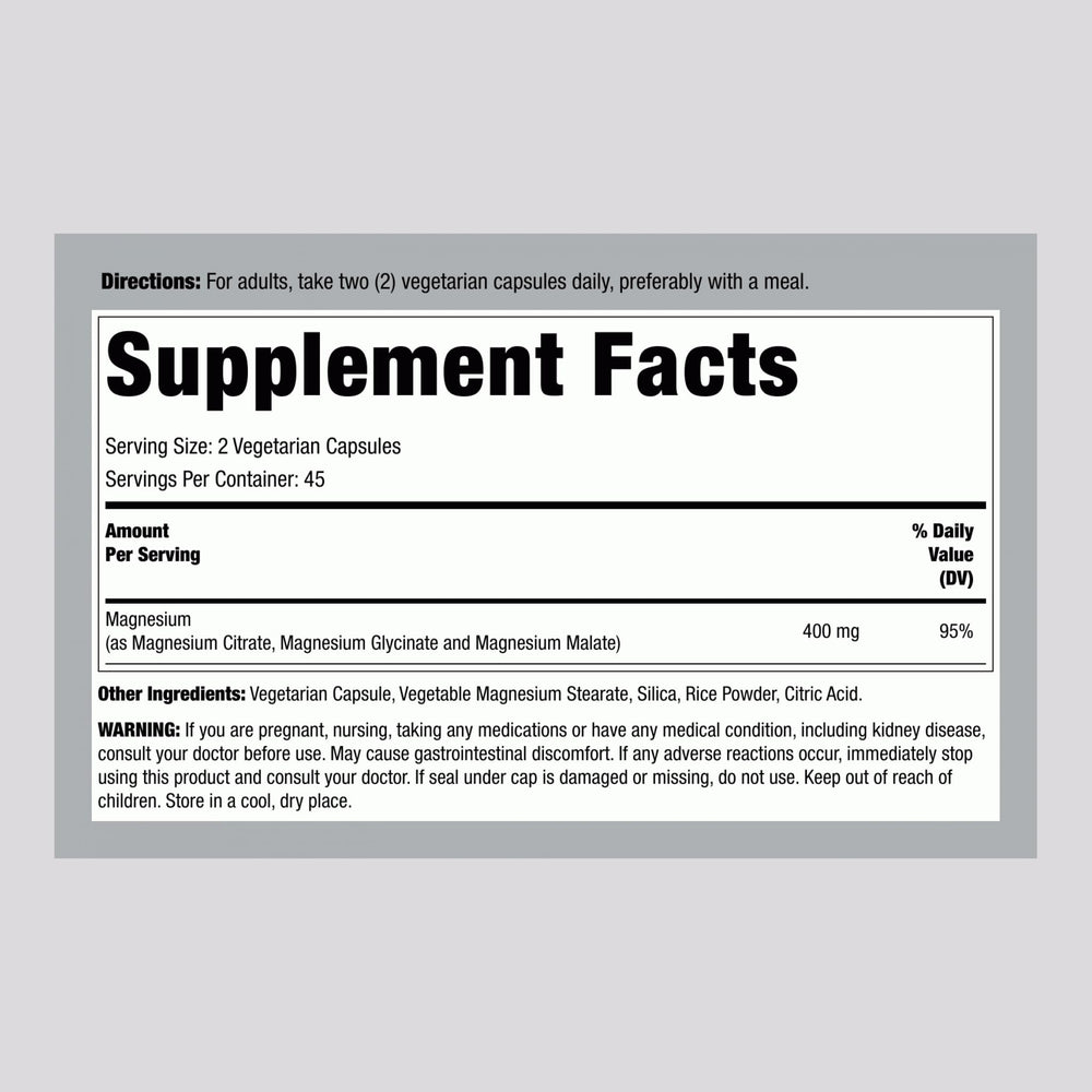 Lindberg Triple Magnesium Complex capsules close-up for balanced mineral intake
