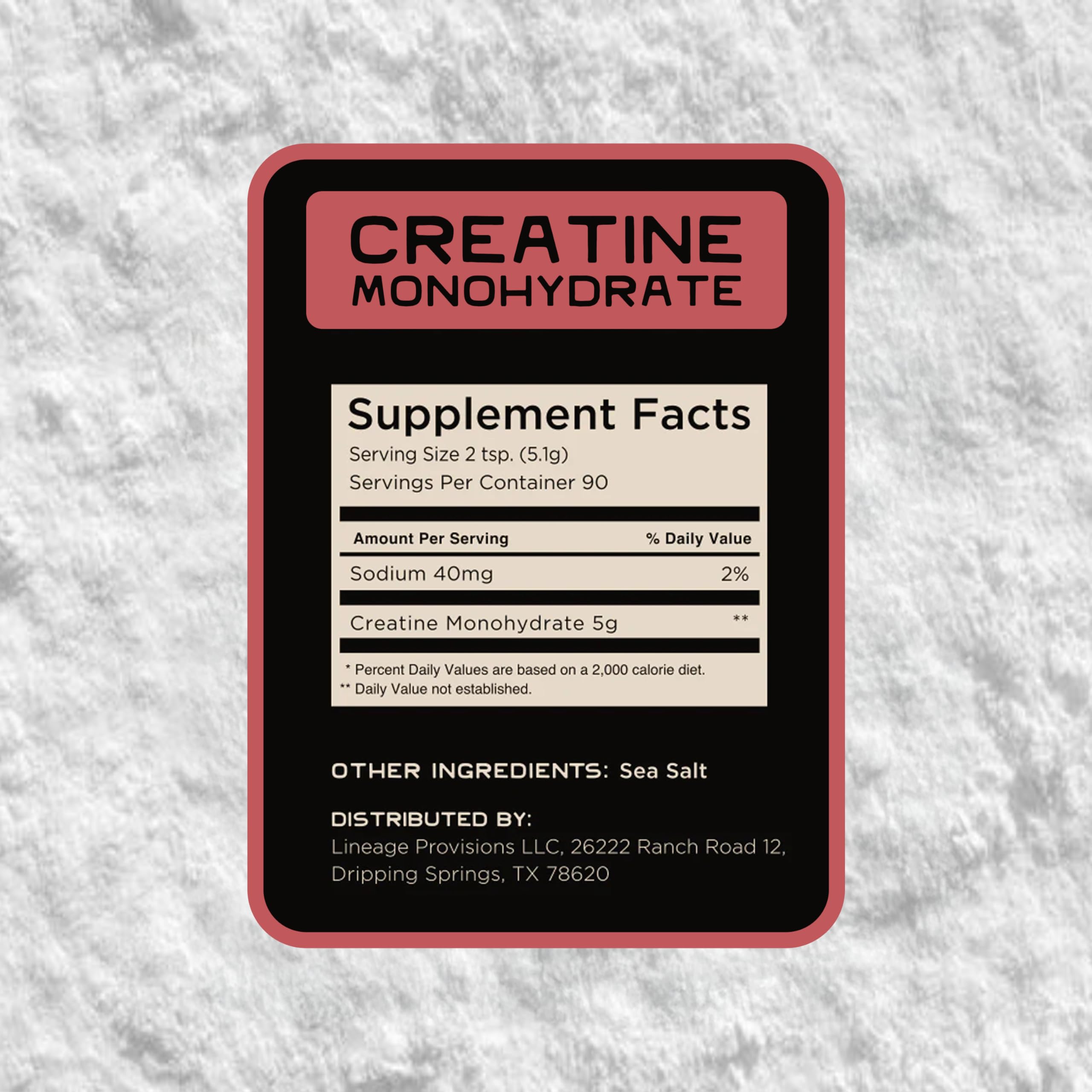 Lineage Provisions quality-control manufacturing focus for clean ingredients