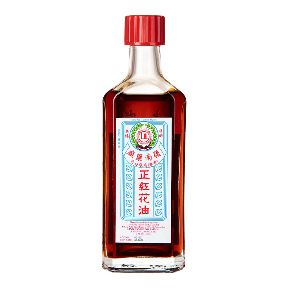 Ling Nam Hung FA Red Flower oil absorbed by skin for comfort